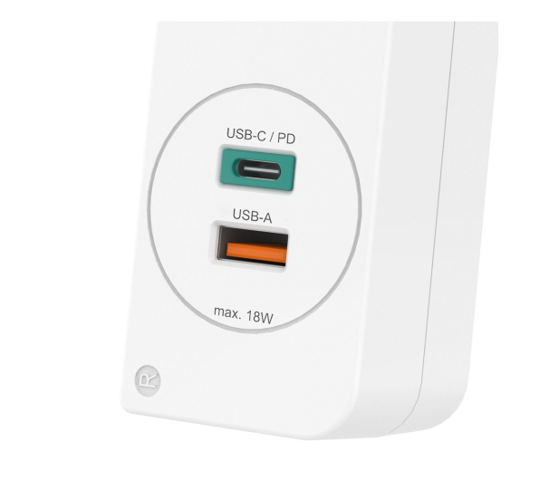 HAMA Listwa zasilająca 3GN, 2xUSB C/A - 1416388 - zdjęcie 2